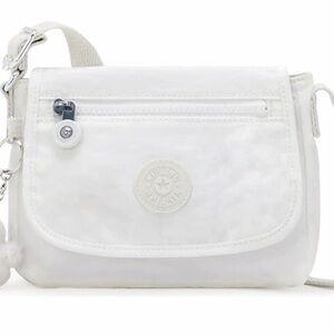 NWT small Kipling Snowy White Crossbody Bag